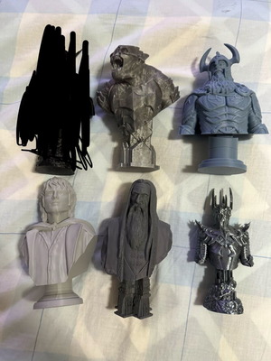 Lord of the Rings 3D figures 15-20 cm bundle new