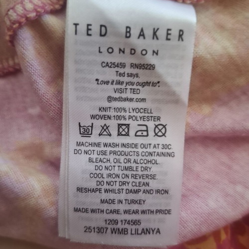 Ted Baker blouse like new, multicolor, size L