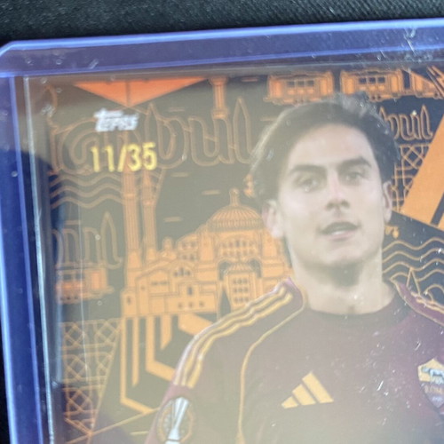 Paulo Dybala Road to Istanbul Topps card like new