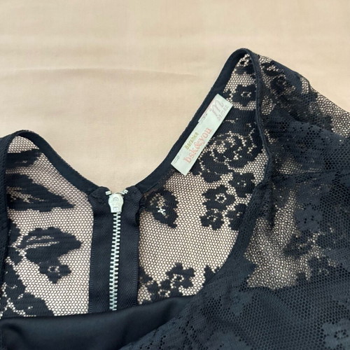 Bershka lace dress black like new, size XS-S