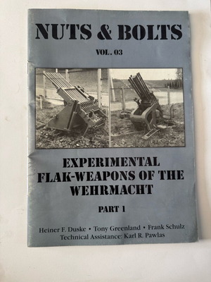 Βιβλίο Nuts & Bolts Vol. 03 σαν καινούργιο, Experimental Flak-Weapons of the Wehrmacht