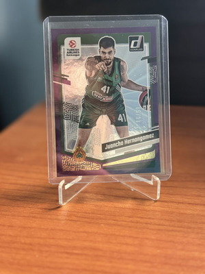 23-24 Panini EuroLeague Donruss Juancho Hernangomez Purple/99 Panathinaikos card