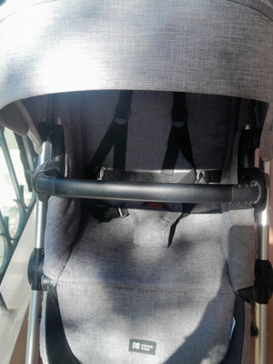 Kikka Boo Ugo καρότσι 3 σε 1 μεταχειρισμένο, Dark Grey Melange
