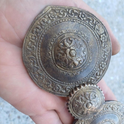 Authentic bronze pafti used, length 18cm