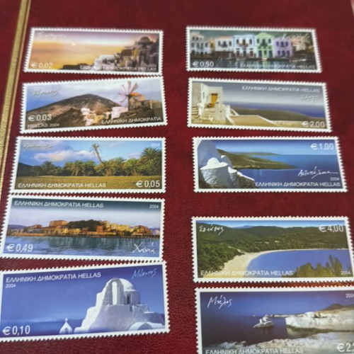 Greek Islands Stamps 2004 New, Set of 10