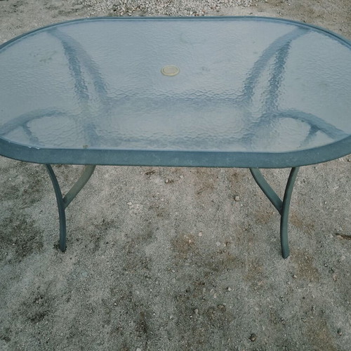 Aluminium table, excellent condition