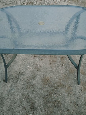Aluminium table, excellent condition