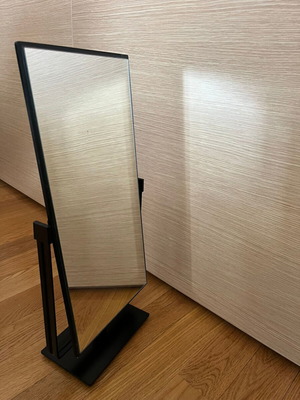 Table mirror used with stand