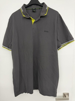 Boss polo t shirt μεταχειρισμένο, μέγεθος 3XL, γκρι