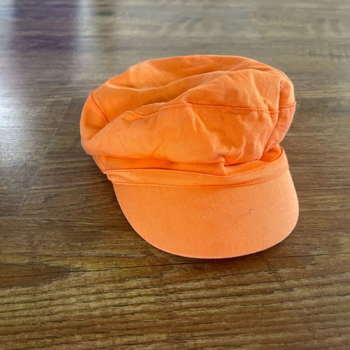 Women's orange hat used