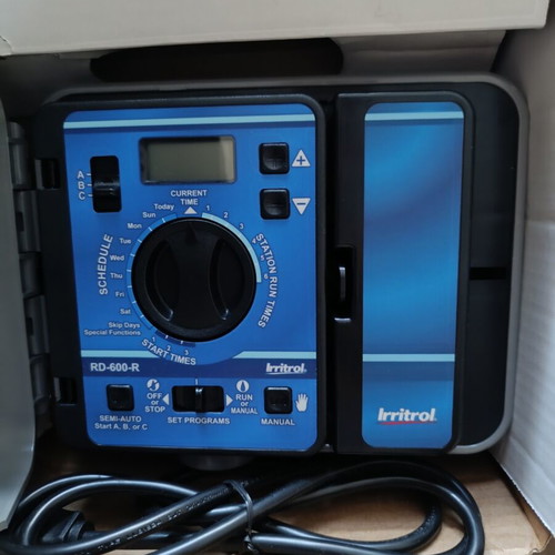 Irritrol Rain Dial RD600-INT-R irrigation controller, 6 zones