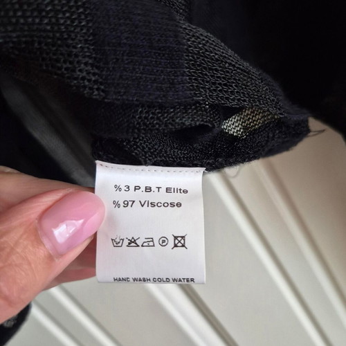 Milk and Honey top with transparency, length 38cm, like new, black