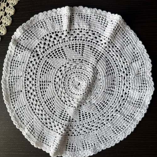 Handmade embroideries used, set of 3 pieces