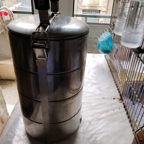 Stainless steel thermal food container INOX new