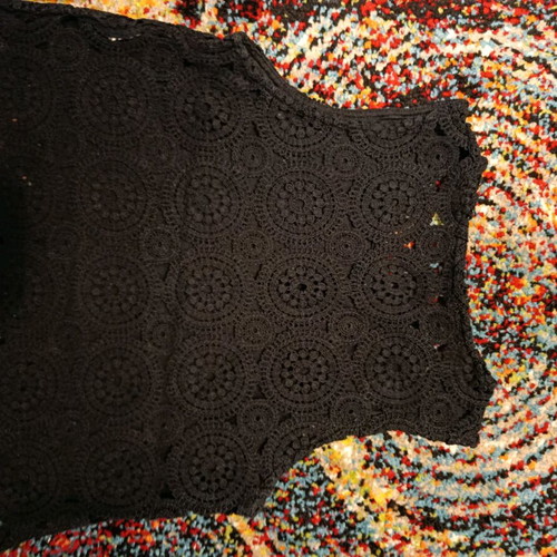 Stradivarius knit crop top no Small like new, black