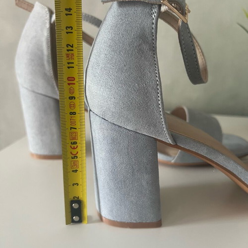 About You blue heels like new, size 41