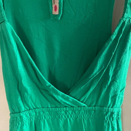 Pink Woman women's blouse used, green, size S/M