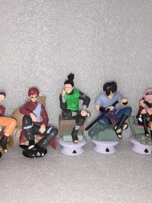 Naruto Shippuden anime figure set of 6, like new