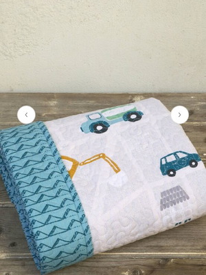Nima single quilt for boys new with car design