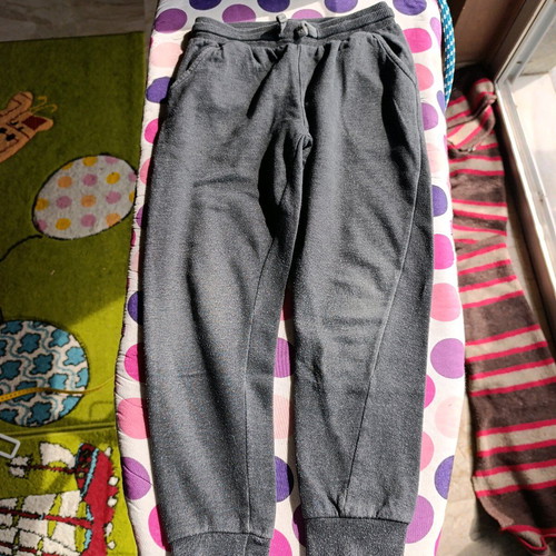 Sportswear used, gray, size 128 cm for 8 years old