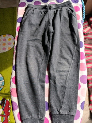 Sportswear used, gray, size 128 cm for 8 years old