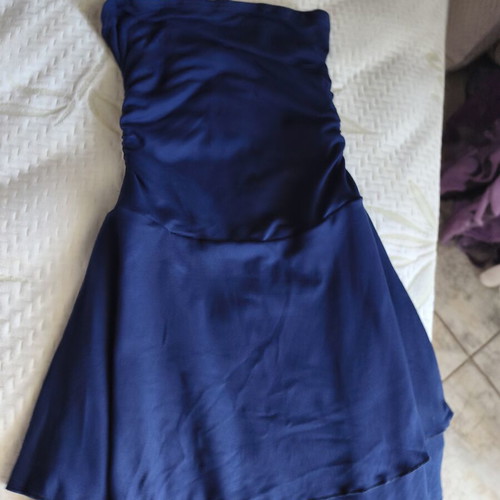 Shein blue strapless dress like new
