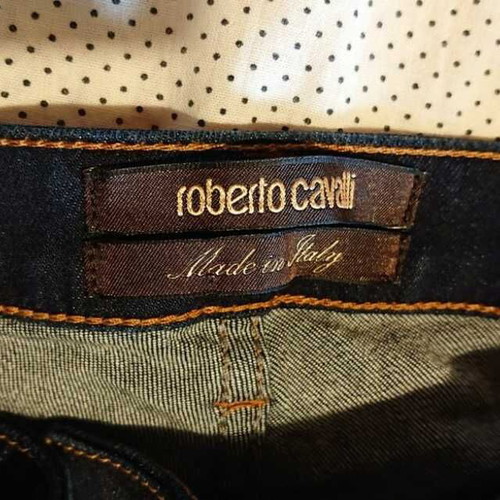 Roberto Cavalli jeans like new, dark blue, sizes S and M