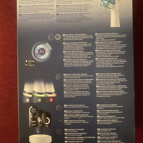 Oral-B iO Series 7 electric toothbrush new with timer and pressure sensor