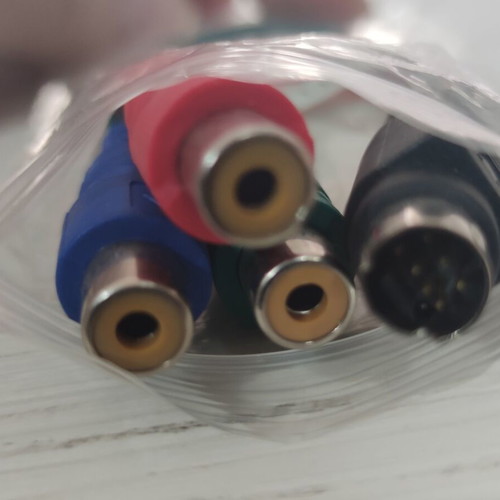 SVHS cable and SVHS to 3 RCA adapter