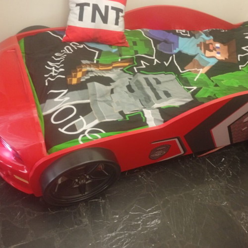 Car bed with remote control, sound and light