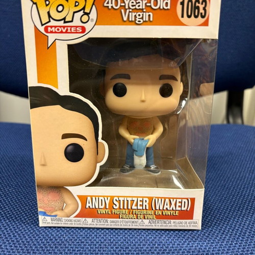 Funko Pop! Andy Stitzer (Waxed) 40-Year-Old Virgin new 1063