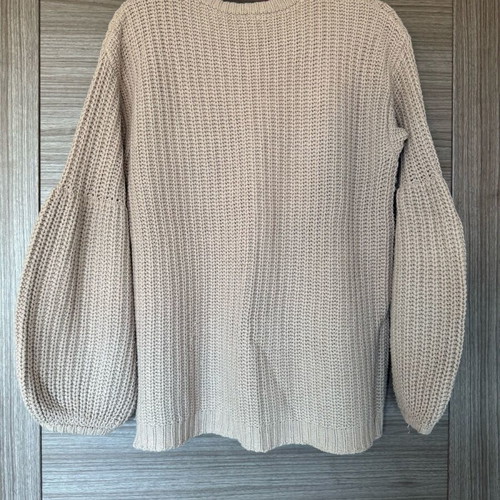 Cotton knit Amuse Society size S like new, gray and beige