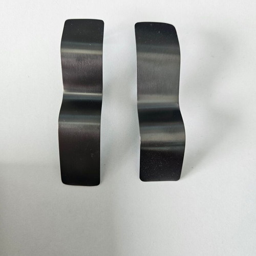 Katerina Vassou handmade statement earrings black, like new
