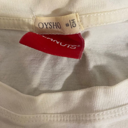 Oysho Peanuts pajama used, size small, cotton