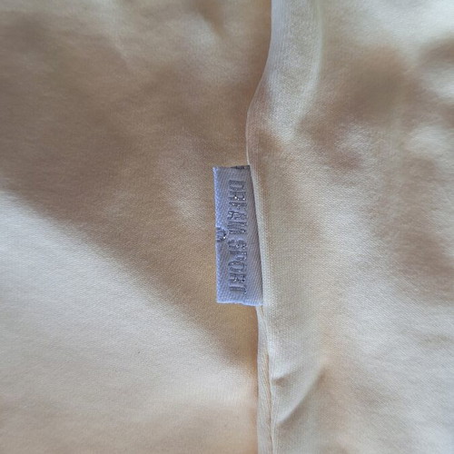 Dream Sport yellow pastel crop top with halter neckline size M like new