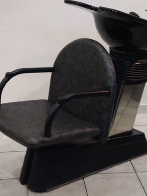 Λουτήρας κομμωτηρίου Nevas inox BL καινούργιος, made in Italy