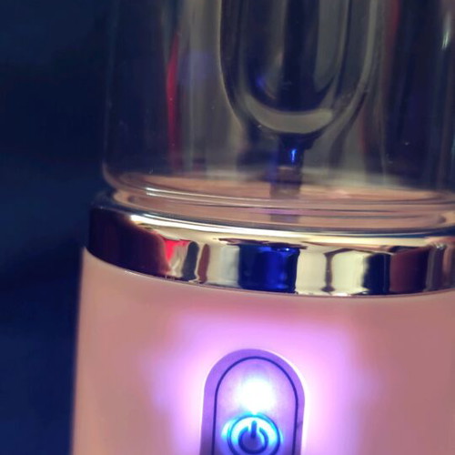 Mini smart blender new pink with rechargeable USB and extra cup