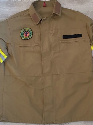 Firefighter seasonal set 125M jacket 96MK pants like new