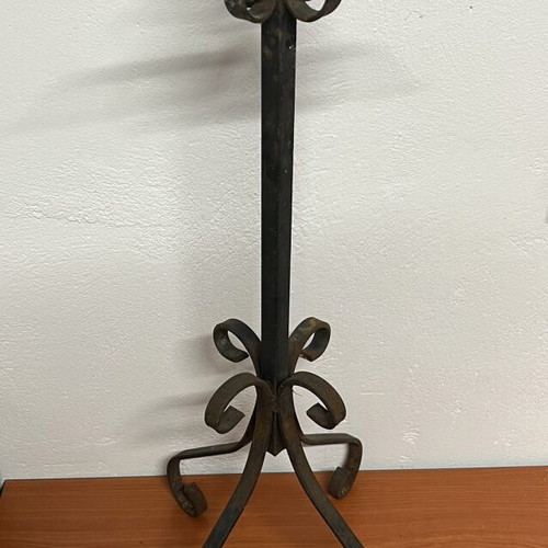 Vintage metal fireplace stand used, length 70cm