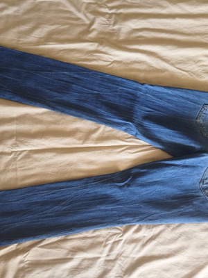 Jayden women's distressed jeans, small, medium wash, straight/slim fit
