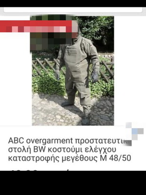 Protective Destruction Suit new, control costume