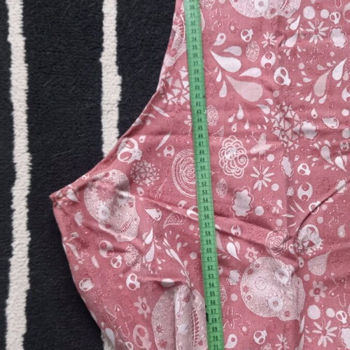 Large bag with skulls new, pink and orange