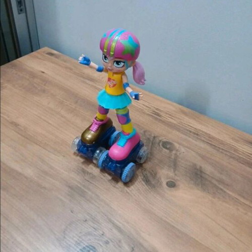 Rainbow Riley remote control doll like new