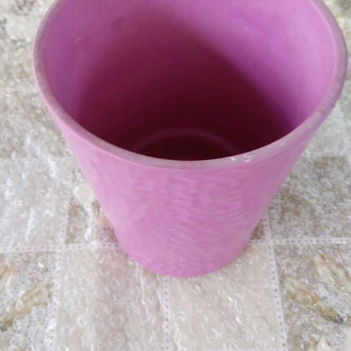 Pink vase used with simple design