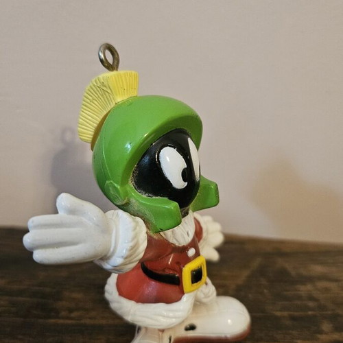 Marvin the Martian figure used, vintage 1996 Warner Bros Christmas