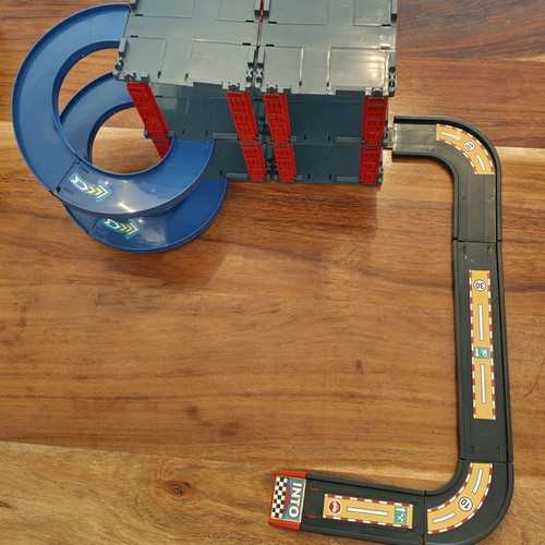 Two-Story Car Garage used, plastic assembly toy