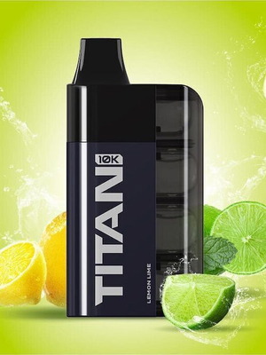 Titan 10K Puffs Disposable Vape Lemon Lime new