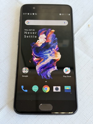 OnePlus 5 smartphone, 64GB, black, Android