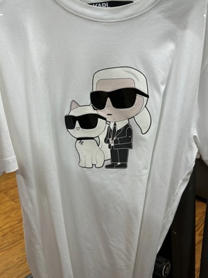 Karl Lagerfeld T shirt white, like new, size XL