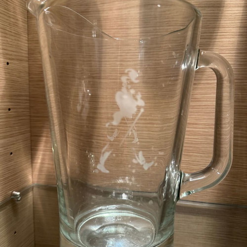 Johnnie Walker collectible pitcher large and heavy, new